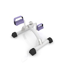 Image showing Exercise bike - fitness salon equipment