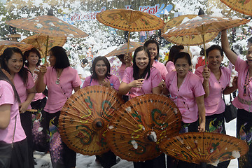 Image showing ASIA THAILAND AYUTTHAYA SONGKRAN FESTIVAL