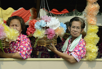 Image showing ASIA THAILAND AYUTTHAYA SONGKRAN FESTIVAL