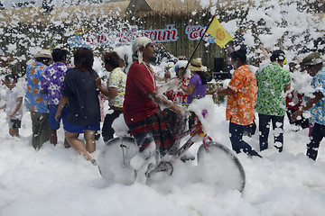 Image showing ASIA THAILAND AYUTTHAYA SONGKRAN FESTIVAL