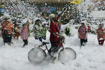 Image showing ASIA THAILAND AYUTTHAYA SONGKRAN FESTIVAL