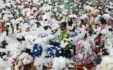 Image showing ASIA THAILAND AYUTTHAYA SONGKRAN FESTIVAL