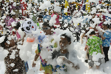 Image showing ASIA THAILAND AYUTTHAYA SONGKRAN FESTIVAL