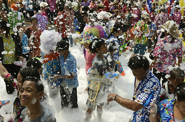 Image showing ASIA THAILAND AYUTTHAYA SONGKRAN FESTIVAL