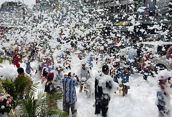 Image showing ASIA THAILAND AYUTTHAYA SONGKRAN FESTIVAL