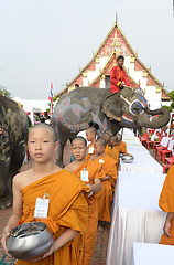 Image showing ASIA THAILAND AYUTTHAYA SONGKRAN FESTIVAL