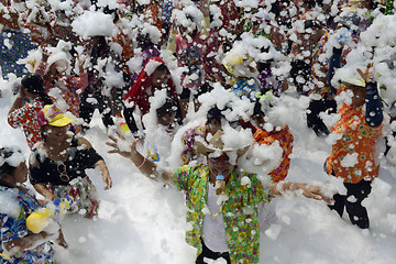 Image showing ASIA THAILAND AYUTTHAYA SONGKRAN FESTIVAL