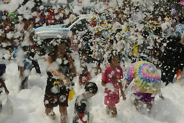 Image showing ASIA THAILAND AYUTTHAYA SONGKRAN FESTIVAL