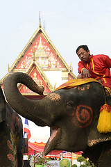 Image showing ASIA THAILAND AYUTTHAYA SONGKRAN FESTIVAL