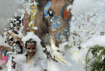 Image showing ASIA THAILAND AYUTTHAYA SONGKRAN FESTIVAL