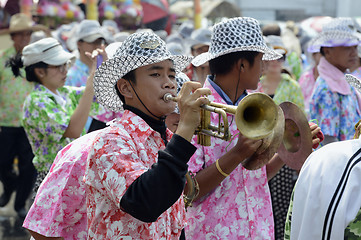 Image showing ASIA THAILAND AYUTTHAYA SONGKRAN FESTIVAL