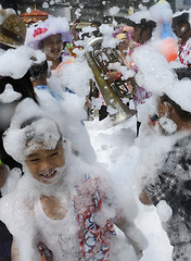 Image showing ASIA THAILAND AYUTTHAYA SONGKRAN FESTIVAL