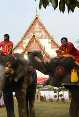 Image showing ASIA THAILAND AYUTTHAYA SONGKRAN FESTIVAL