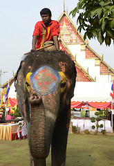 Image showing ASIA THAILAND AYUTTHAYA SONGKRAN FESTIVAL