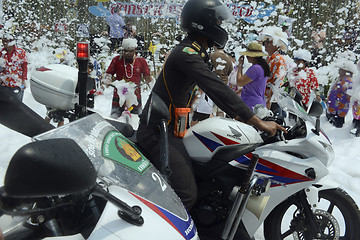 Image showing ASIA THAILAND AYUTTHAYA SONGKRAN FESTIVAL