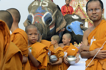 Image showing ASIA THAILAND AYUTTHAYA SONGKRAN FESTIVAL