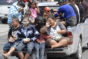 Image showing ASIA THAILAND AYUTTHAYA SONGKRAN FESTIVAL