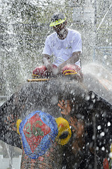 Image showing ASIA THAILAND AYUTTHAYA SONGKRAN FESTIVAL