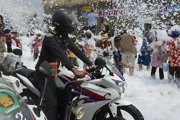 Image showing ASIA THAILAND AYUTTHAYA SONGKRAN FESTIVAL