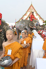 Image showing ASIA THAILAND AYUTTHAYA SONGKRAN FESTIVAL