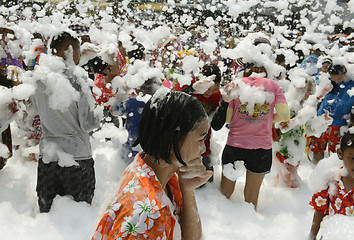 Image showing ASIA THAILAND AYUTTHAYA SONGKRAN FESTIVAL