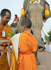 Image showing ASIA THAILAND AYUTTHAYA SONGKRAN FESTIVAL