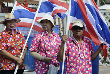 Image showing ASIA THAILAND AYUTTHAYA SONGKRAN FESTIVAL