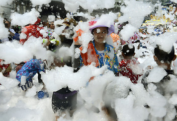 Image showing ASIA THAILAND AYUTTHAYA SONGKRAN FESTIVAL