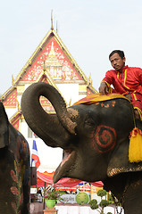 Image showing ASIA THAILAND AYUTTHAYA SONGKRAN FESTIVAL