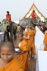 Image showing ASIA THAILAND AYUTTHAYA SONGKRAN FESTIVAL