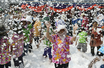 Image showing ASIA THAILAND AYUTTHAYA SONGKRAN FESTIVAL