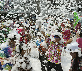 Image showing ASIA THAILAND AYUTTHAYA SONGKRAN FESTIVAL