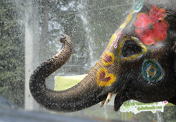 Image showing ASIA THAILAND AYUTTHAYA SONGKRAN FESTIVAL