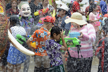 Image showing ASIA THAILAND AYUTTHAYA SONGKRAN FESTIVAL