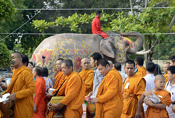 Image showing ASIA THAILAND AYUTTHAYA SONGKRAN FESTIVAL