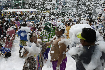 Image showing ASIA THAILAND AYUTTHAYA SONGKRAN FESTIVAL