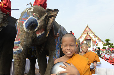 Image showing ASIA THAILAND AYUTTHAYA SONGKRAN FESTIVAL