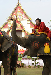 Image showing ASIA THAILAND AYUTTHAYA SONGKRAN FESTIVAL