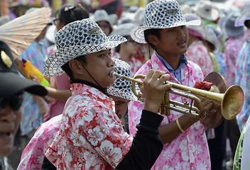 Image showing ASIA THAILAND AYUTTHAYA SONGKRAN FESTIVAL