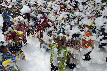 Image showing ASIA THAILAND AYUTTHAYA SONGKRAN FESTIVAL