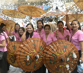 Image showing ASIA THAILAND AYUTTHAYA SONGKRAN FESTIVAL