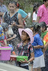 Image showing ASIA THAILAND AYUTTHAYA SONGKRAN FESTIVAL