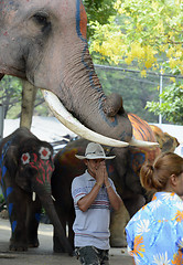 Image showing ASIA THAILAND AYUTTHAYA SONGKRAN FESTIVAL