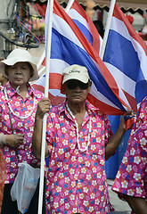 Image showing ASIA THAILAND AYUTTHAYA SONGKRAN FESTIVAL