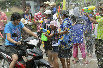 Image showing ASIA THAILAND AYUTTHAYA SONGKRAN FESTIVAL