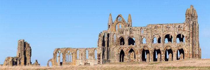 Image showing Whitby Abbey panorama