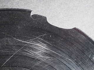 Image showing Scratched record