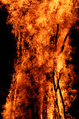 Image showing Fire background