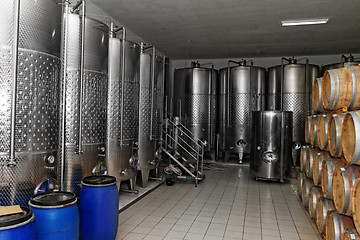 Image showing Winery in the factory