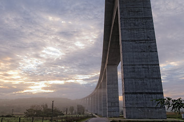 Image showing Large highway viaduct ( Hungary)